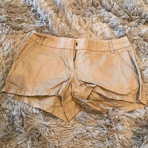 Tan j crew shorts